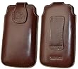 Original Suncase Echt Ledertasche (Magnetverschluss) f�r Samsung Galaxy Nexus i9250 in braun