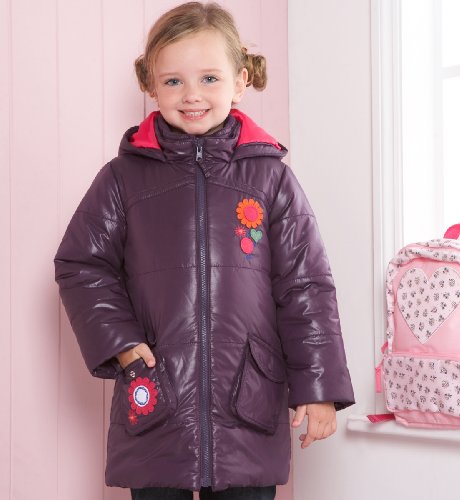 Authentic Floral Embroidered Hooded Coat