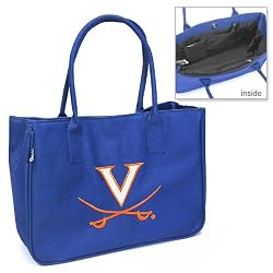 UVA Handbag Logo Purse University of Virginia College Official NCAA College Purse PURSES Hand Bag Bags Gifts and Gift Ideas For Ladies Women Woman Graduation Alumni or Fans Travelers OFFICIAL NCAA Merchandise
