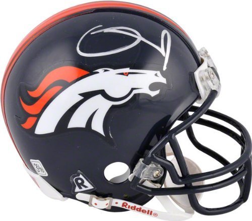 D.J. Williams Autographed Mini Helmet | Details: Denver Broncos