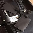 Leather Luggage Tags, Set of 3