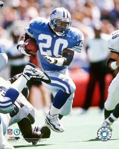 Barry Sanders - 1996 Action Art Poster PRINT Unknown 8x10