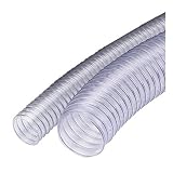 Clear Flexible Hose - 10 Feet Long 2-1/2'' Diameter