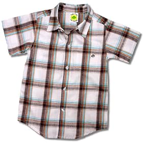 Baby & Toddler "Derek" Plaid Short Sleeve Shirt