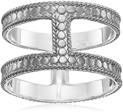 Anna Beck Designs I-bar Silver Ring, Size 6