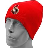 NHL Ottawa Senators Basic Cuffless Knit Beanie, One Size