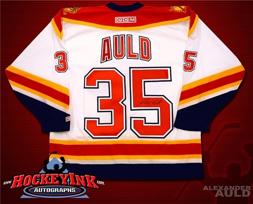 Alex Auld Florida Panthers White CCM Replica Jersey