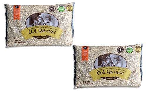 4 Lb 100% Organic Royal White Quinoa (Pack of 2 bags of 2 Lb each = 4 Lb)