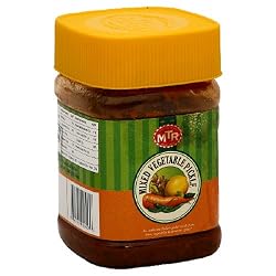 MTR Mixed VegetablePickle, 10.58-Ounce Plastic Bottles (Pack of 8)