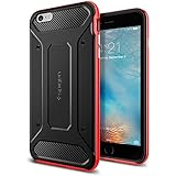 iPhone 6s Plus Case, Spigen&reg; [Neo Hybrid Carbon] Carbon Fiber [Dante Red] Slim Fit + Reinforced bumper protection for iPhone 6 Plus (2014) / 6s Plus (2015) - Dante Red (SGP11668)