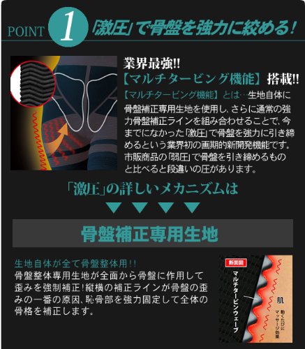 Cover image : クロスリボルバー Mサイズ:ヒップ87-95cm(男性用骨盤矯正ダイエットスパッツ)※女性が履いても全く問題ありません。