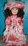 Porcelain Bisque Maggy Doll One Foot Tall With Stand