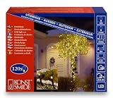 Konstsmide 3612-110 Micro LED Lichterkette (120 warm weiße Dioden, 24V Außentrafo, 7.2W, schwarzes Kabel) Konstsmide 3612-110 Micro LED Lichterkette (120 warm weiße Dioden, 24V Außentrafo, 7.2W, schwarzes Kabel)
