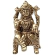 Hindu Goddess Lakshmi Hinduism Worship Art Sculpture Metal Brass