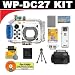 Canon WP-DC27 Waterproof Case with NB-5L Battery + Case + DB ROTH Bonus Accessory Kit for PowerShot SD990 IS Digital Camera