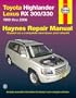 Toyota Highlander and Lexus RX-330, 1999-2006