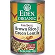 Eden Organic Brown Rice & Green Lentils, 15-Ounce Cans (Pack of 12)