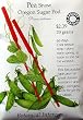 Snow Peas Oregon Sugar Pod Certified Organic Seed 80 Seeds