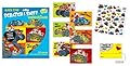 Peaceable Kingdom / Race Car Scratch & Sniff Burning Rubber Scented Valentine Cards