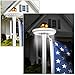 Hoont8482; Bright LED Solar Powered Flag Pole Light (20 LEDs) - Auto On/Off