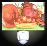 Fiesta Style Dinnerware Decorative Night Light