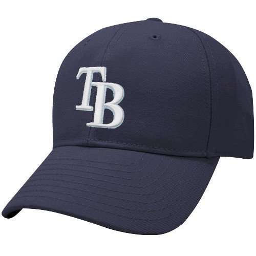 Tampa Bay Rays Navy Blue MVP Adjustable Cap by Twins Enterprises