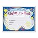 Trend T2960 Student of the Week Certificates, 8-1/2 x 11, White Border, 30/Pack (TEPT2960)