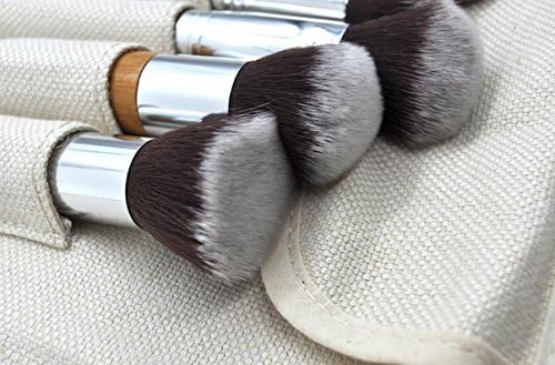 Perfect Makeup Brush Bundle. Your Bundle Includes Our Best Selling 10pc Bamboo Handle Makeup Brushes Held Neatly in a Canvas Pouch. Your Bundle Also Includes Our Makeup Brush Cheat Sheet to Show You the 'Best Use' for Brush Choices & Included Is the Top Selling Book, "Look Like a Star with These Makeup Tips." Learn How to Apply Your Favorite Makeup and Look Your Best. The Makeup Brushes Work With: Bronzer, Concealer, Foundation & Contouring. Perfect for a Beginner to a Cosmetic Pro. These Makeup Application Brushes and Book Make a Great Gift!