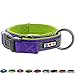 Pawtitas Lumberjack Padded Martingale Collar for Dogs | Soft Neoprene Dog Collar for Your pet's Comfort Made with Reflective Band for Maximum Visibility | Fits Small and Large Pets - Large Purple
