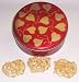 Scott's Cakes 1 lb. White Chocolate Covered Pretzel with Peanuts in a Heart Tin