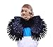 FashionWings (TM) Children's Black Costume Feather Angel Wings Point up or Down
