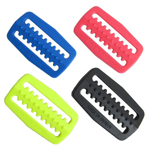 Scuba Diving Plastic Weight Belt Webbing Keeper Retainer 4pc pack set