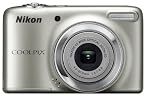 Nikon Coolpix L25 10MP Point-and-Shoot Digital Camera (Silver) with 4GB Card, Camera Pouch
