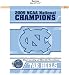 North Carolina Tarheels 2009 NCAA Final Four Champs Premium Vertical Flag 27" x 37"