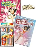  : Wonder Woman Coloring Book Set with Twist-up Crayons