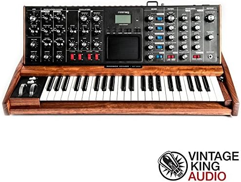 Moog Music Minimoog Voyager Bundle Electric Blue with Bubinga