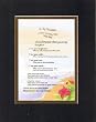 Touching and Heartfelt Poem for Daughters - To My Daughter, I Enjoy Spending Time with You Poem on 11 x 14 Double Beveled Matting
