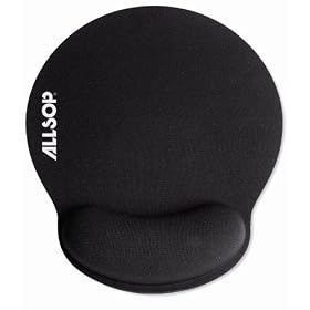 Click here to buy Allsop 28465 Mouse Pad Pro Memory Foam Mouse Pad (Black) by Allsop.