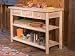 Three Drawer Buffet With Shelves