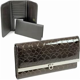 Buy Fold Over Flap with Flip Clasp Checkbook Wallet by beltiscool