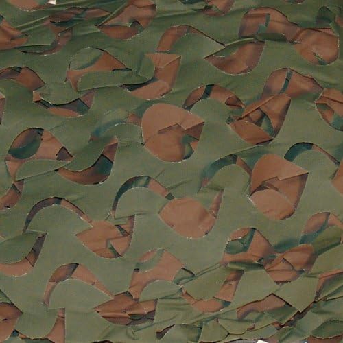 CamoSystems Camouflage Netting Pro Series Ultra-Lite tarp in Woodland Camo (Brown/Green) 7'10" x 19'8"