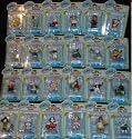 Set of 24 Webkinz Figurines, 1 each of the Complete Origninal Set Includes "Summer Vacation Dalmation", "Frog Sorcerer", "KinzPinz Panda", "Cool & Casual Pinto", "Trumpet Playing Googles", "Creative Artist Cocker Spaniel", "Doctor Monkey, MD", "School Time Terrier", "Bone Appetit Pug", "Yorkie Cheerleader", "Fire Chief Elephant", "Pretty Pink Poodle", "Beach Boy Golden Retriever", "Chillin' Out Polar Bear", "Rock 'n Roll Beagle", "True Friends Chihuahua", "Take It Easy Terrier", "Soccar Star Chocolate Lab", "Shootin' Hoops Black & White Cat", "Cocker Spaniel KinzPost Carrier", "Brushing Up Hippo", "Surfing Tree Frog", "Magic Time Rabbit", and the "Happy Birthday Cheeky Monkey".