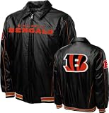 Cincinnati Bengals Faux Leather Varsity Jacket