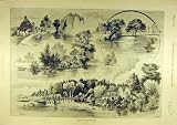 Review Old-print  / 1891 WEY BYFLEET WALSHAM LOCK LADY-PLACE PIGEON-HOUSE