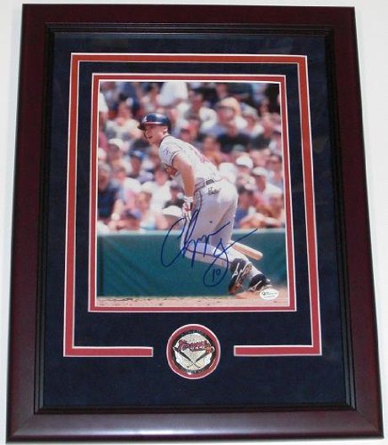 Chipper Jones Autographed Atlanta Braves 8x10 Photo ~ Custom Framed