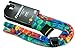 Croakies Printed Cotton Suiter Colorful Tie Dye Eyeglass and Sunglass Retainer / Strap, Groovy Cool (2 Pack)