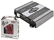 Pyramid Deluxe Amplifier/Installation Package for Car/Truck/SUV -- PB915X 1200W 2 Channel Bridgeable Amplification + PBIN2 1200W 20 ft. Amplifier Hookup Kit for Battery Unit & Speakers
