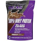 EAS 100% Whey Protein 5 LBS Chocolate - Value Packs - Resealable Packaging