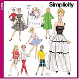 Simplicity 5785 - Doll Clothes for 11.5-inch Fashion Doll - Patterns for 7 Outfits (Simplicity Archives)