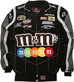  : Kyle Busch #18 M&M's Black Cotton Twill Jacket